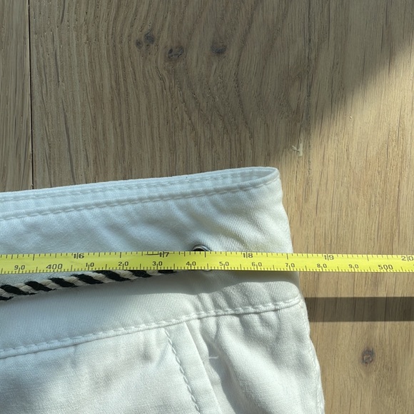 TALBOTS wide crop white drawstring pants - Picture 10 of 10